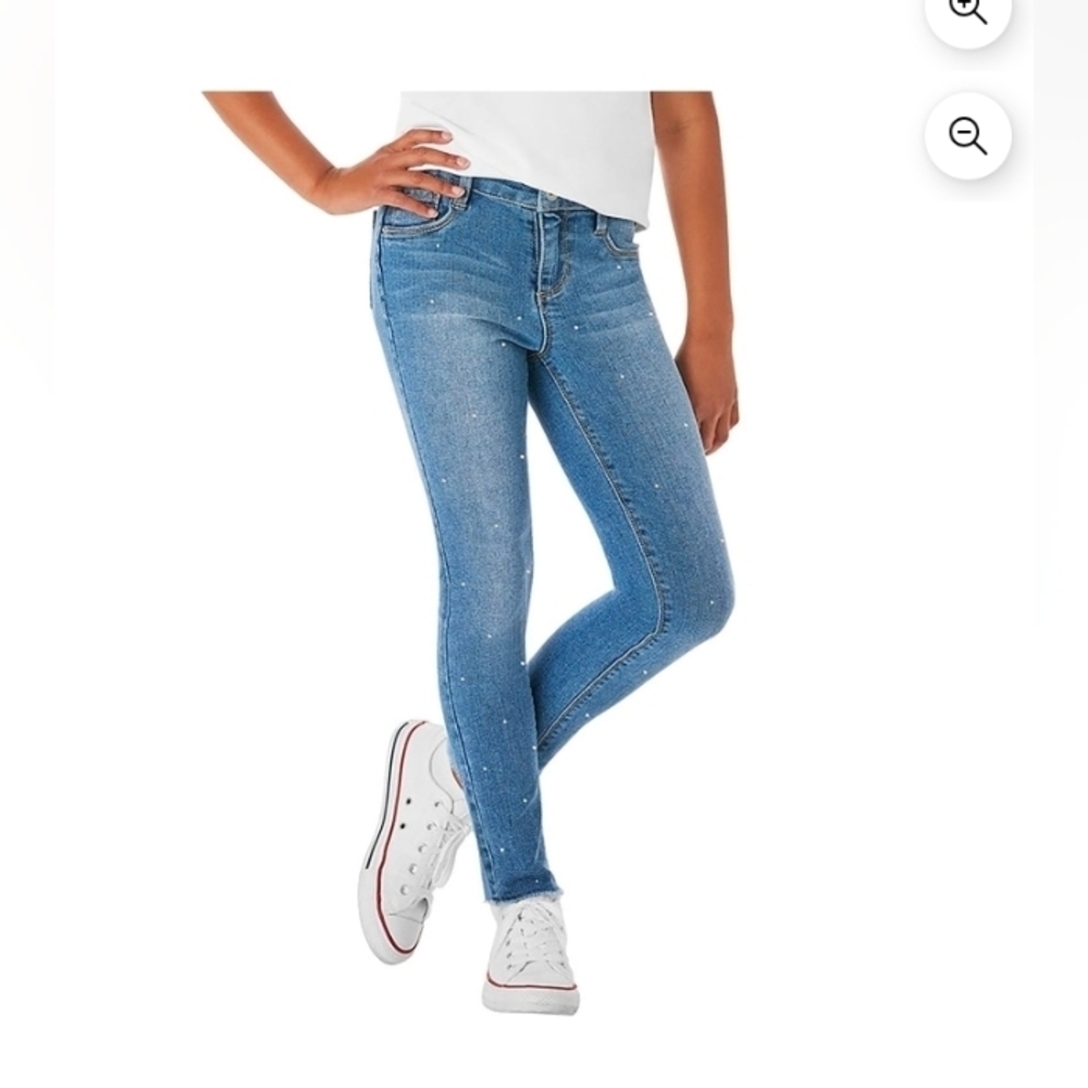 Member's Mark Girls Mid-Rise Skinny Fit Stretch Denim Adjustable Waistband